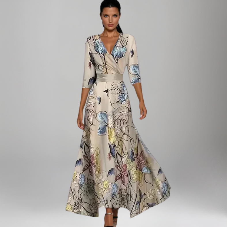 Ella™ | Maxi Dress with Tie Detail