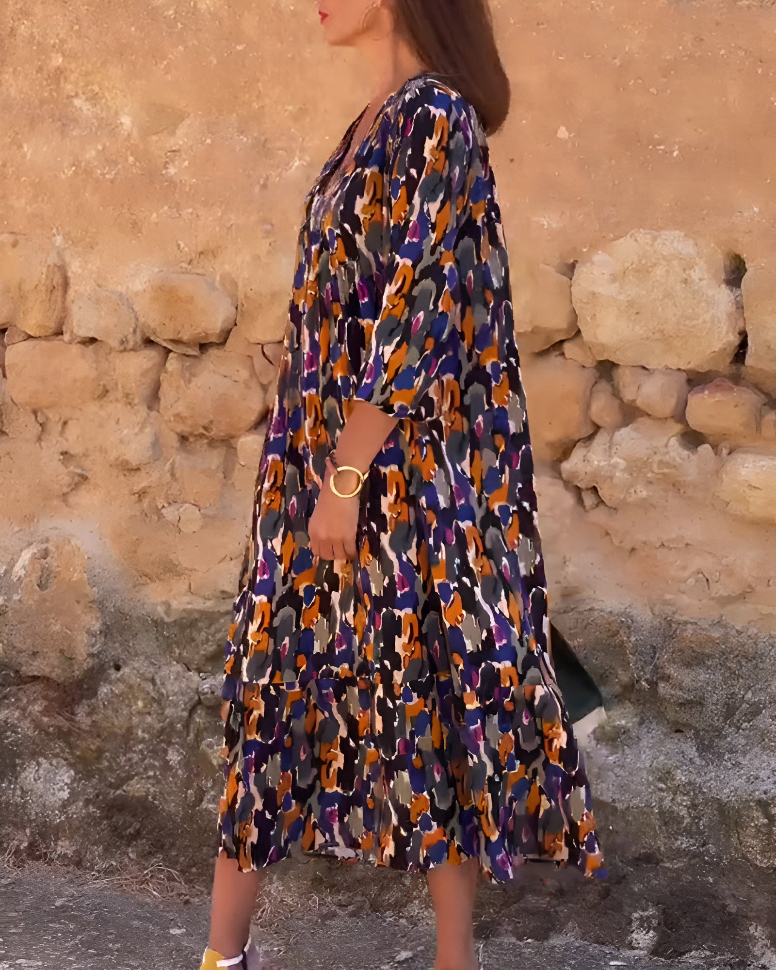 Barbara | Sukienka w retro dekolcie V