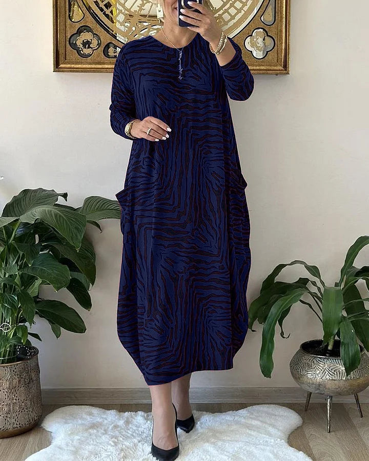 Lena - Jesienna sukienka na co dzień