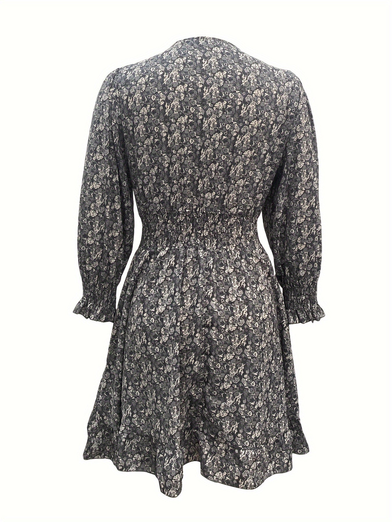 Alina - Sukienka z falbanami na rękawach