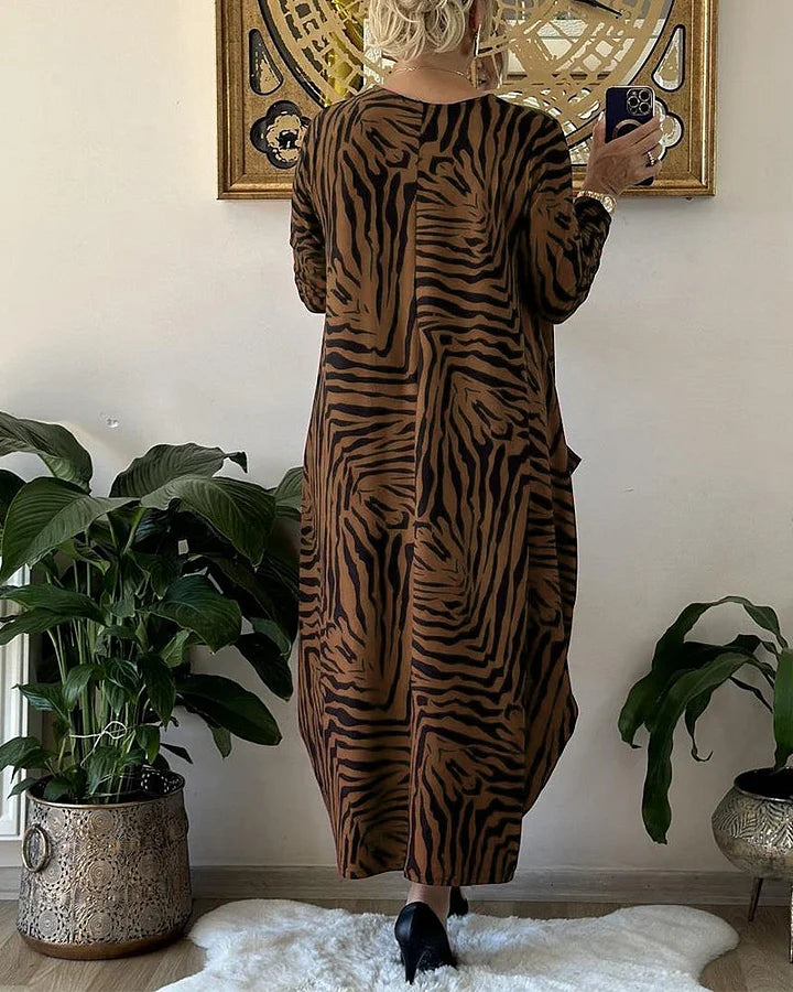 Lena - Jesienna sukienka na co dzień