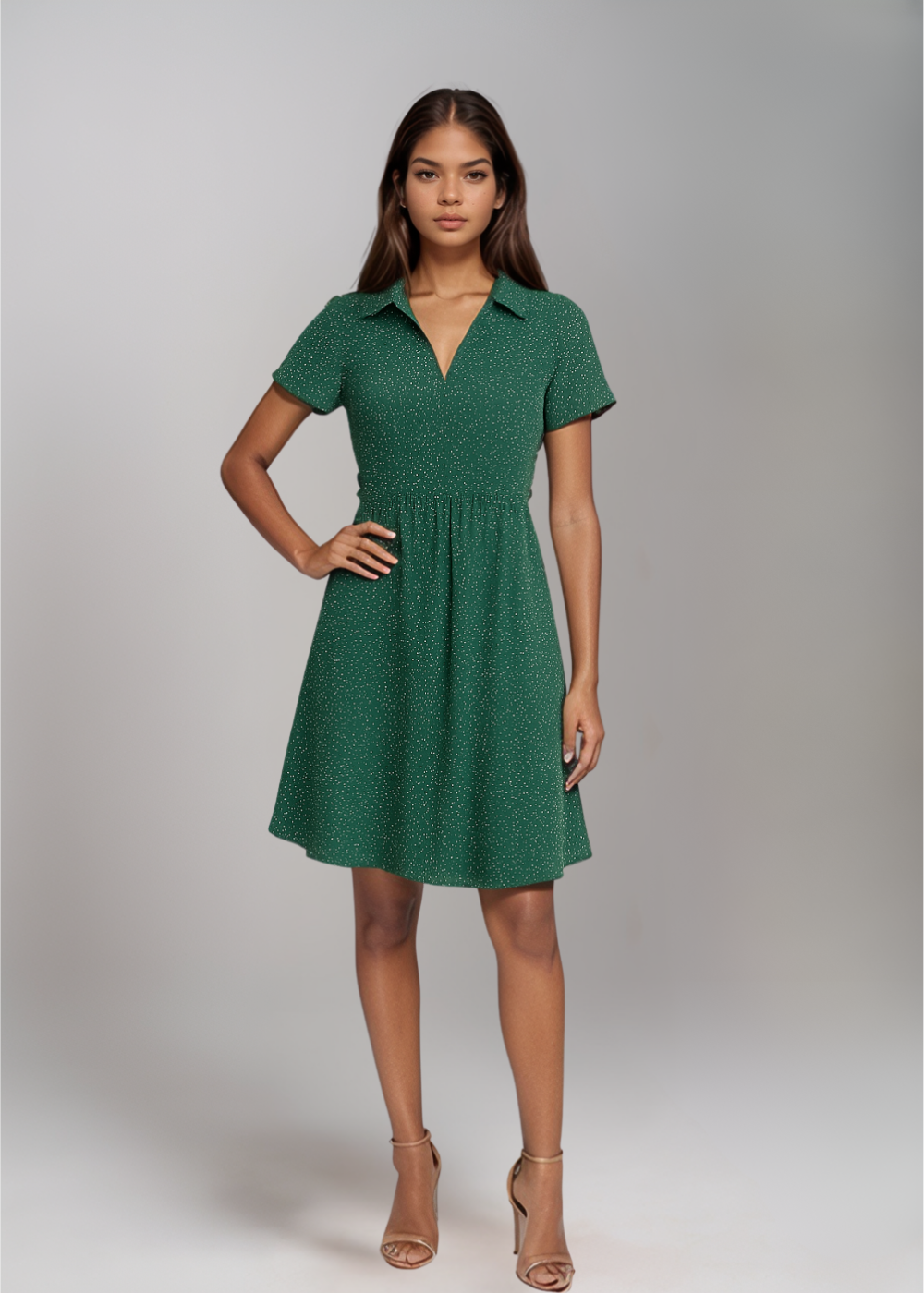 Yara™ | Lekka Sukienka w Groszki