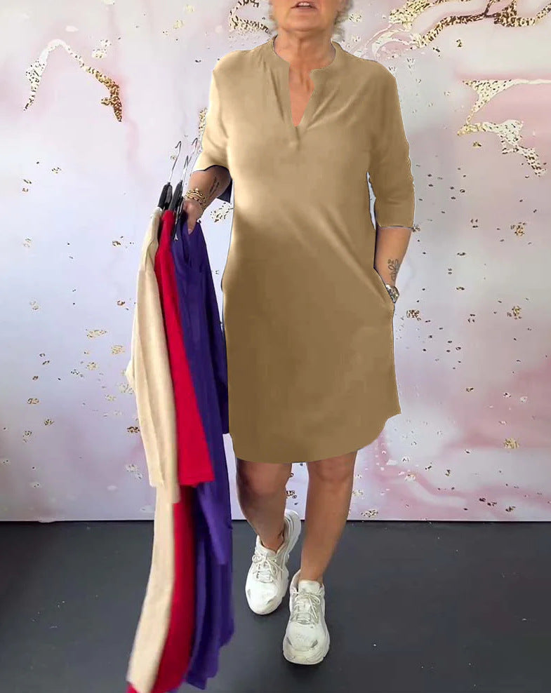 Lina™ | Codzienna Sukienka Polo w Wygodnym Stylu