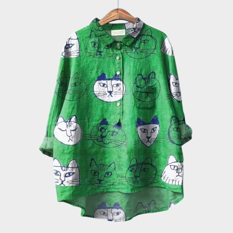 ELISABETTA - Kwiatowa bluzka na luzie