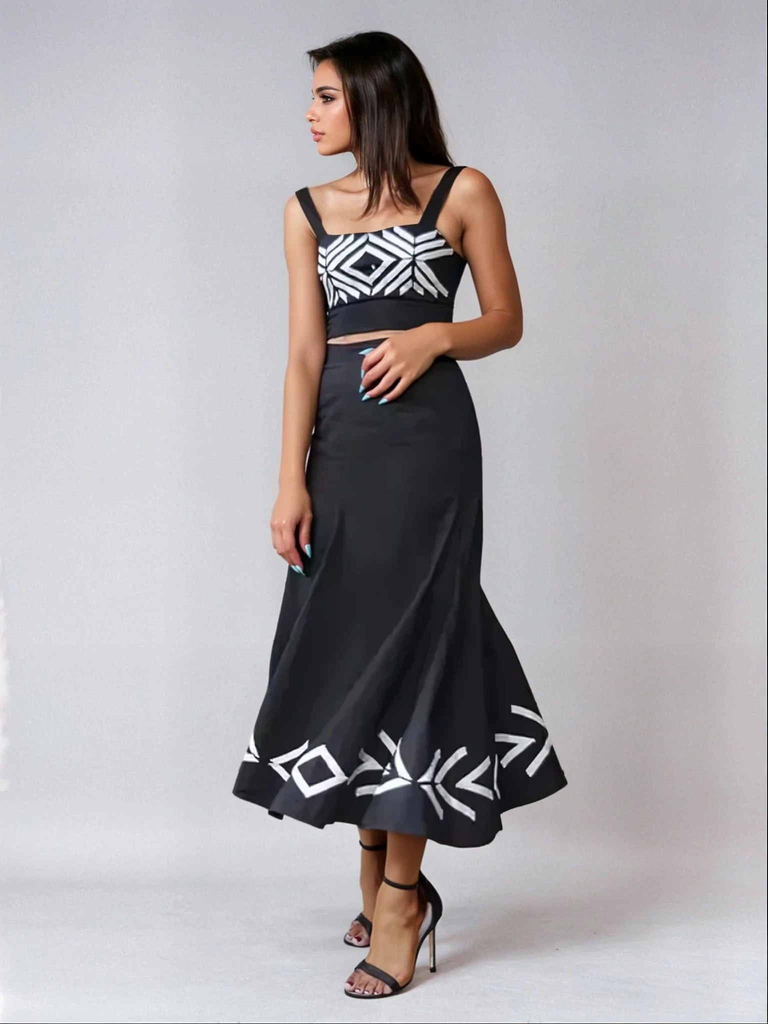 Cristeta - Komplet Spódnica i Bluzka