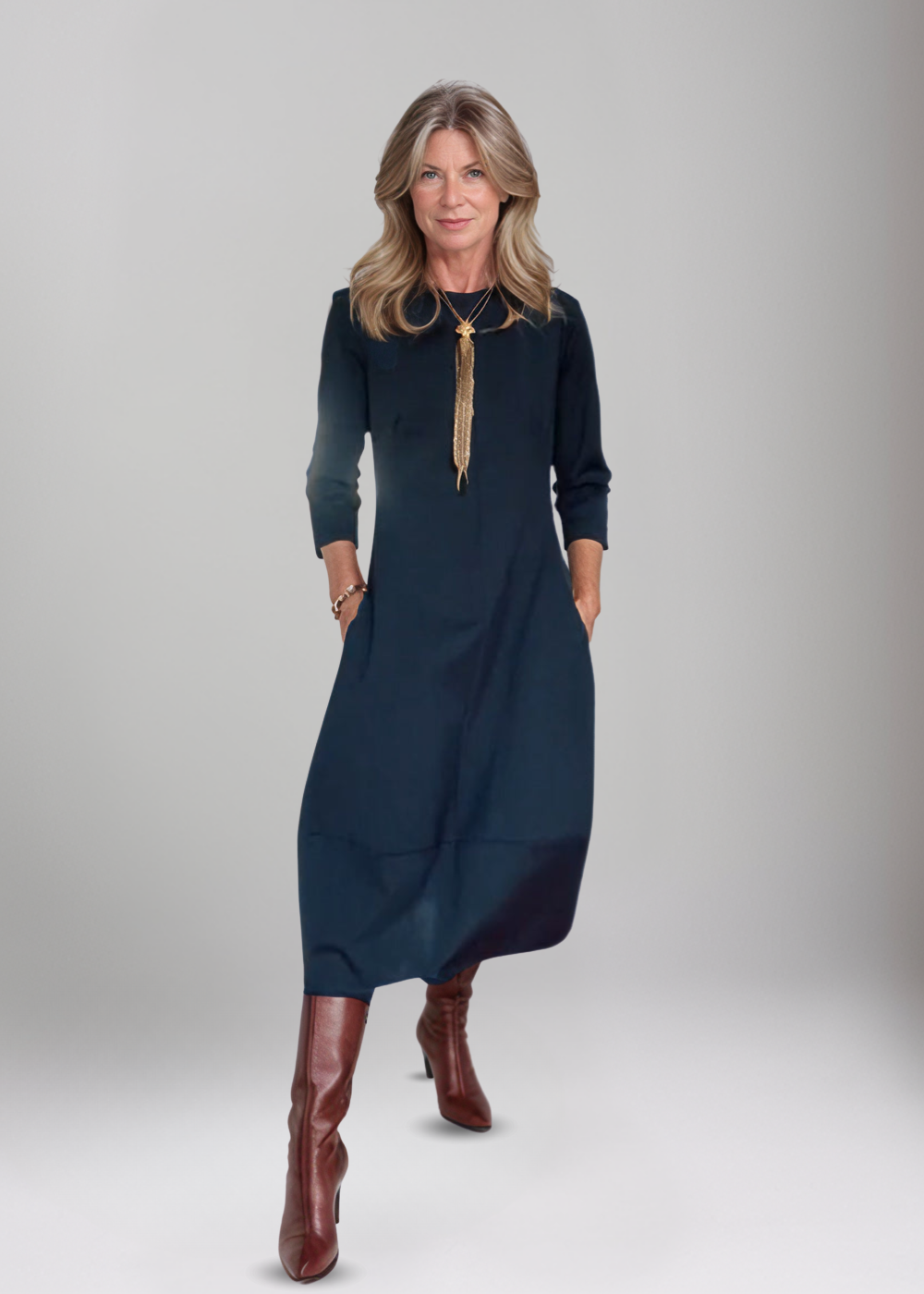 Nele™ | Stylowa Midi Sukienka