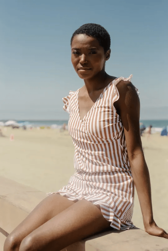 Ysenna™ | Kostium kąpielowy z falbanami i wsparciem biustu