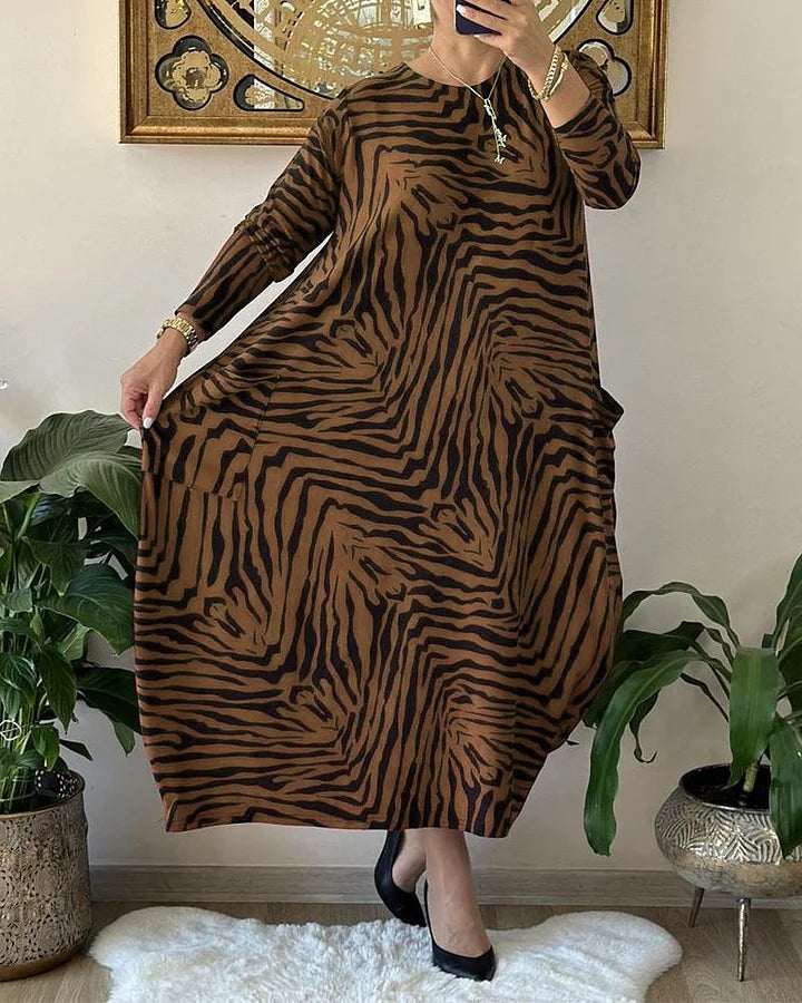 Lena - Jesienna sukienka na co dzień