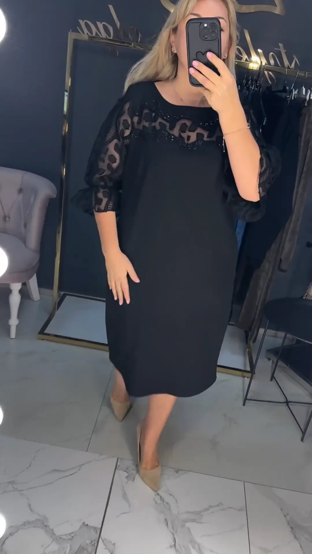 Jill - Klasyczny krój, elegancka i prosta sukienka