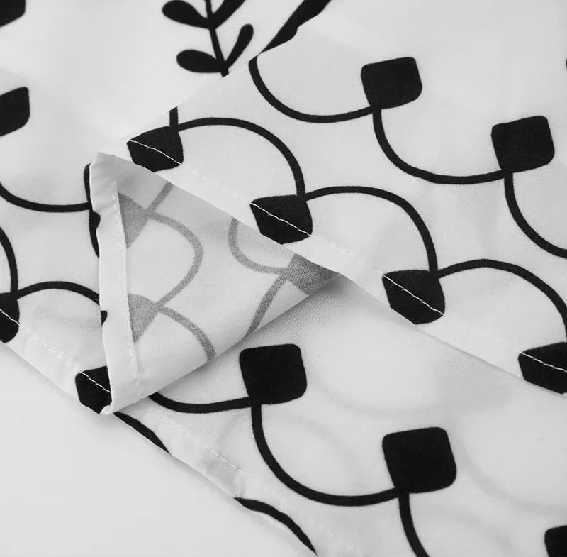 Ayla | Zestaw w print, top i spódnica