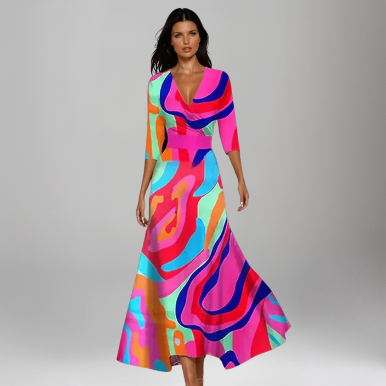Ella™ | Maxi Dress with Tie Detail
