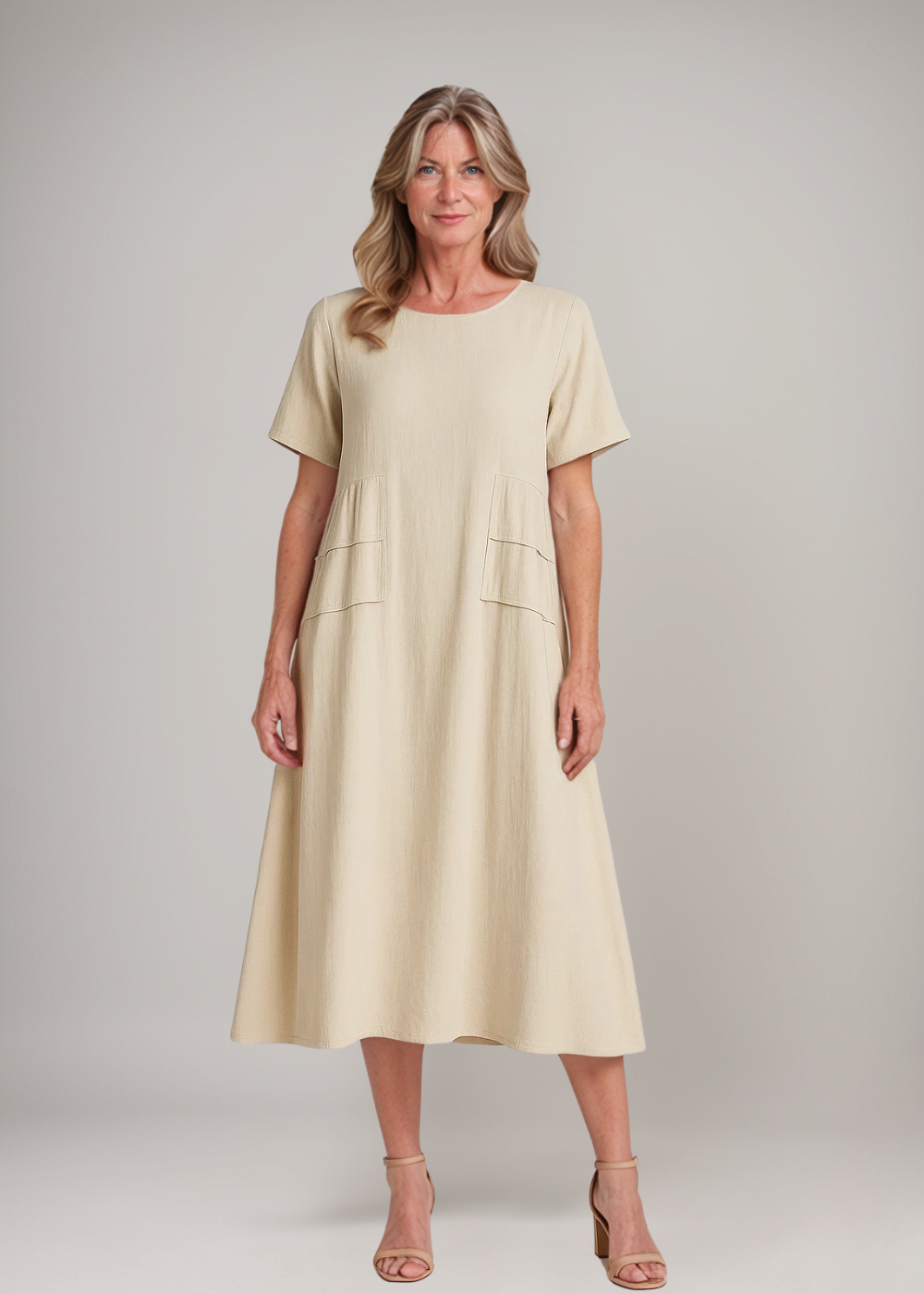 Maliyah™ | Casual Midi Dress with Pockets