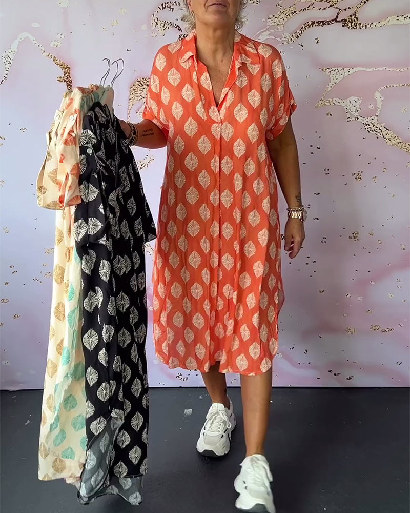 Ida™ | Lekka Sukienka Koszulowa