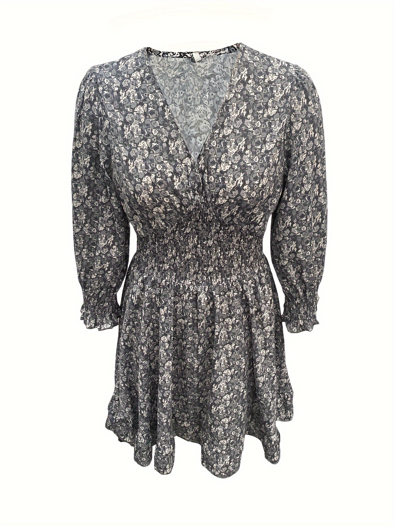 Alina - Sukienka z falbanami na rękawach