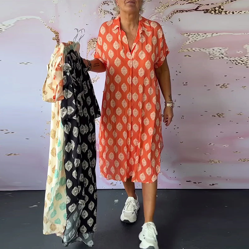 Ida™ | Lekka Sukienka Koszulowa