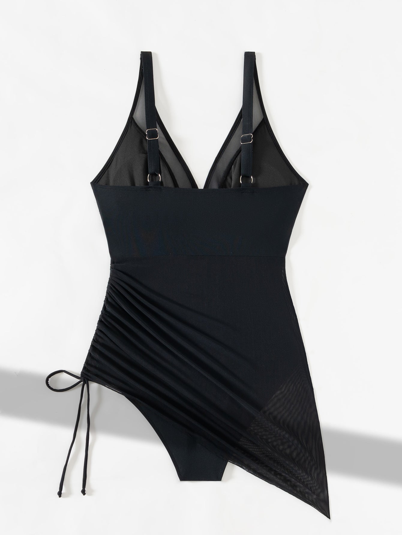 Luba - Wyszczuplający siateczkowy kostium kąpielowy sarong