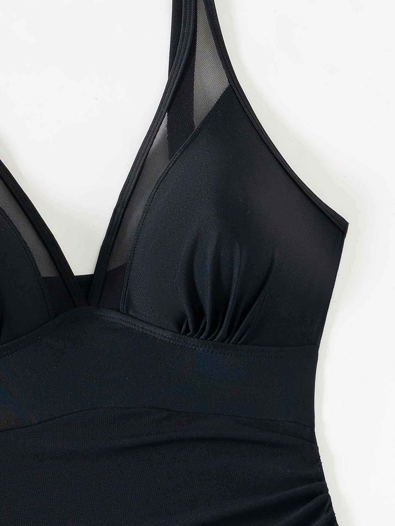 Luba - Wyszczuplający siateczkowy kostium kąpielowy sarong