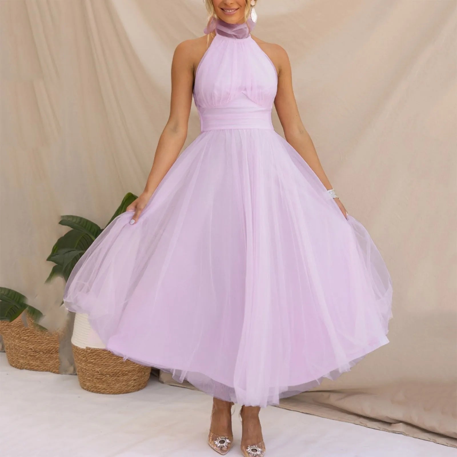 Coraline - Stylowa Sukienka Bez Rękawów