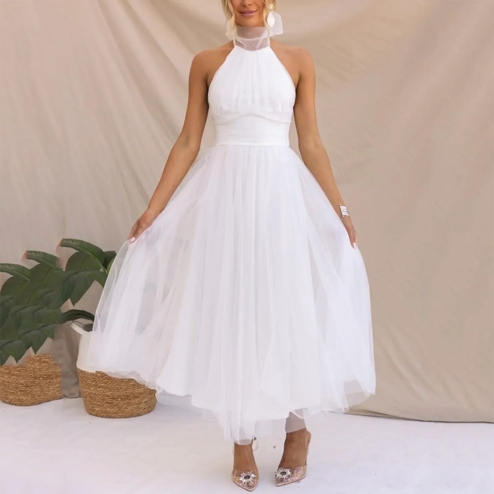 Coraline - Stylowa Sukienka Bez Rękawów