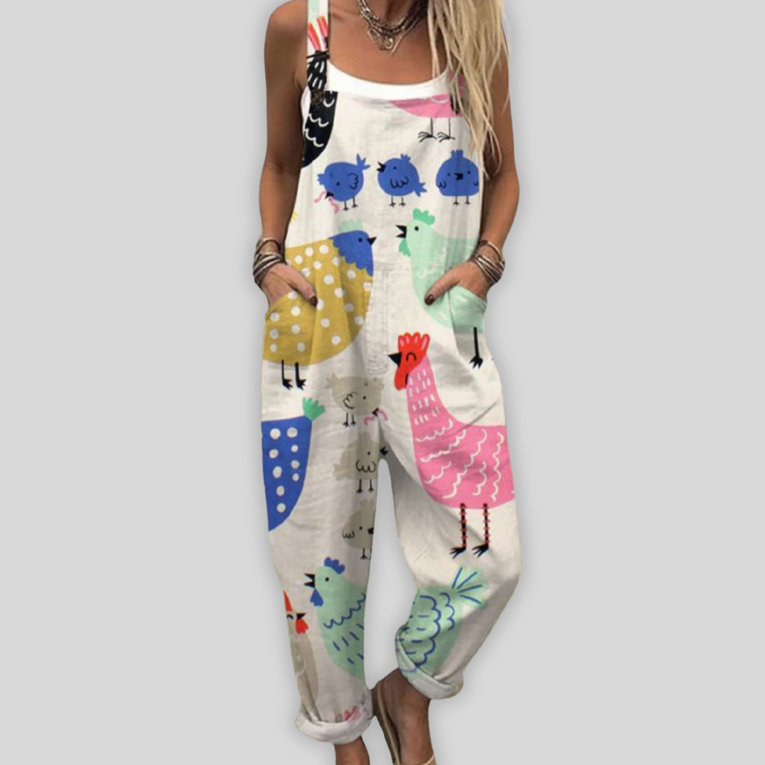 Joanna™ | Stylowy Kombinezon o Luźnym Kroju na Relaksacyjne Chwile