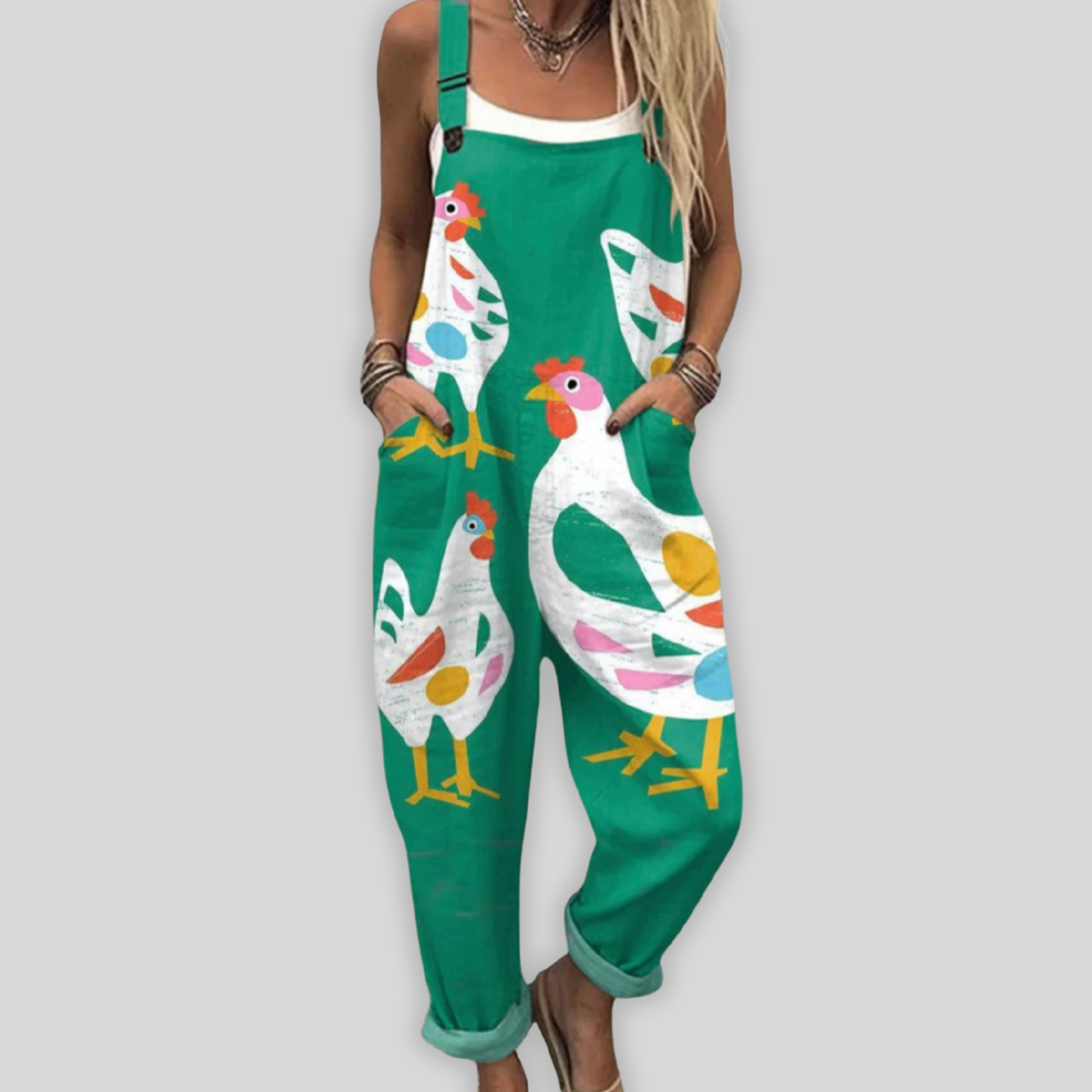 Joanna™ | Elegancki Luźny Kombinezon dla Wygodnego Stylu