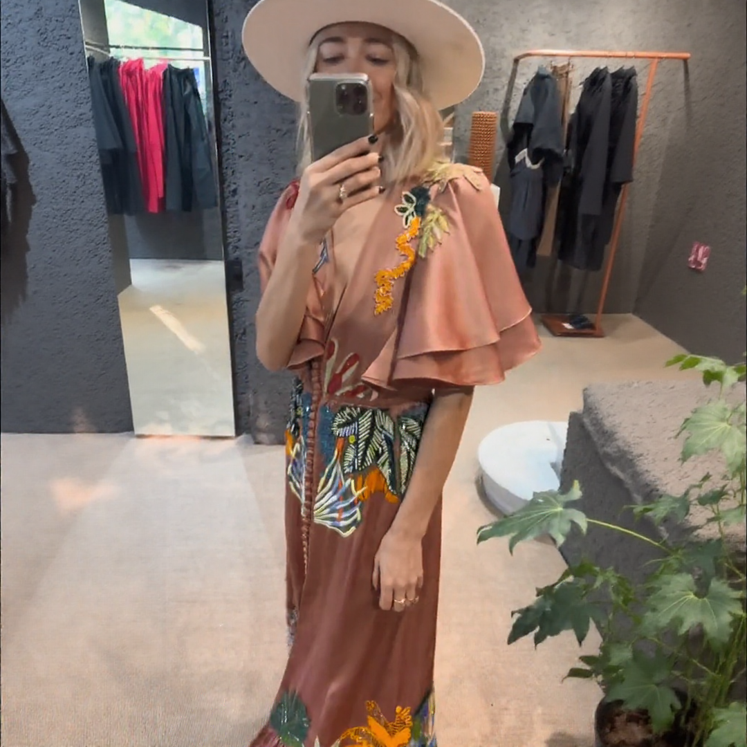 Zoe™ | Boho Maxi Dress with Embroidery