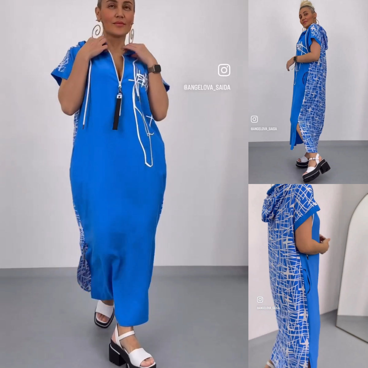 Lisbeth | Komfortowa Długa Sukienka