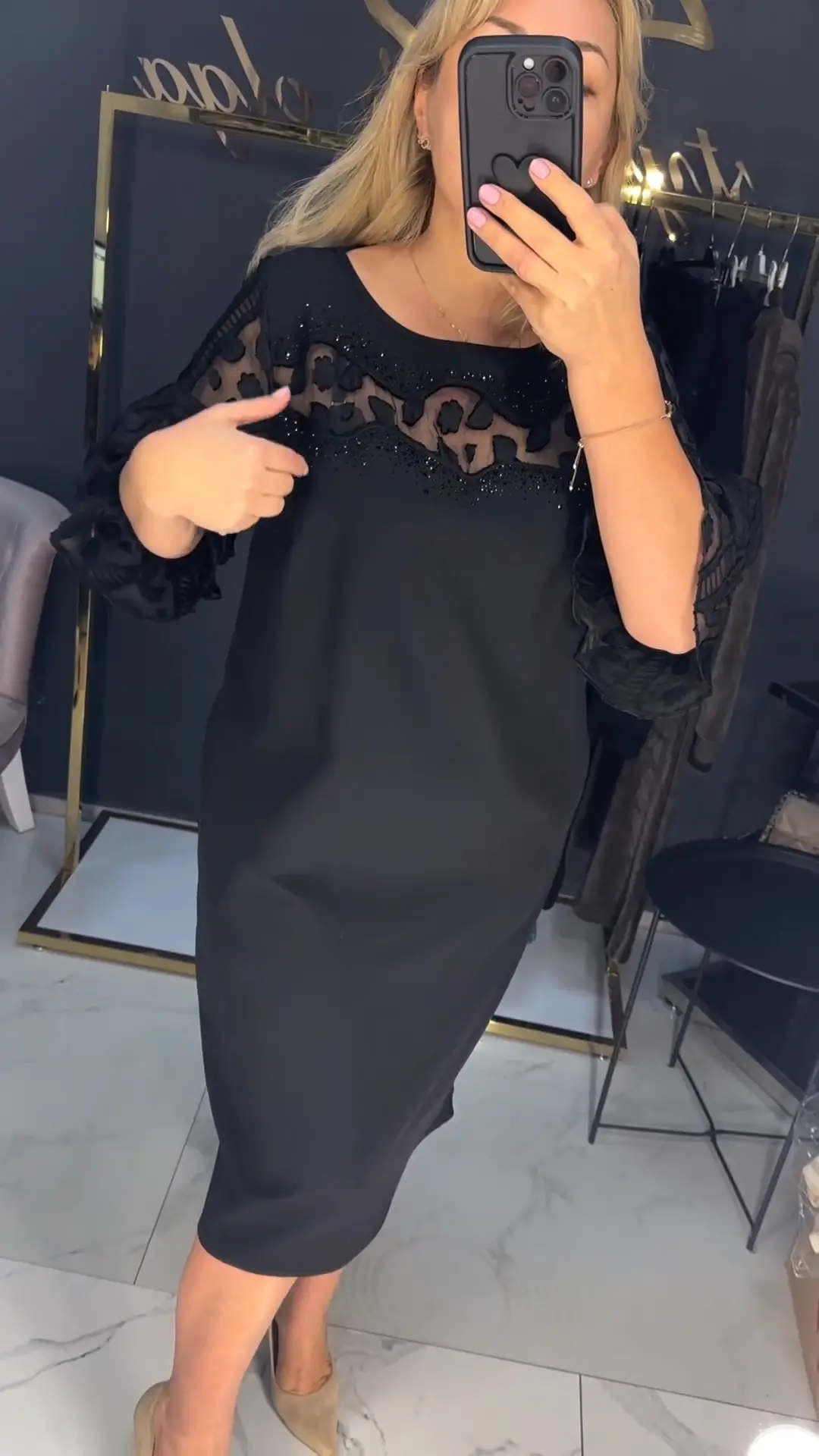 Jill - Klasyczny krój, elegancka i prosta sukienka