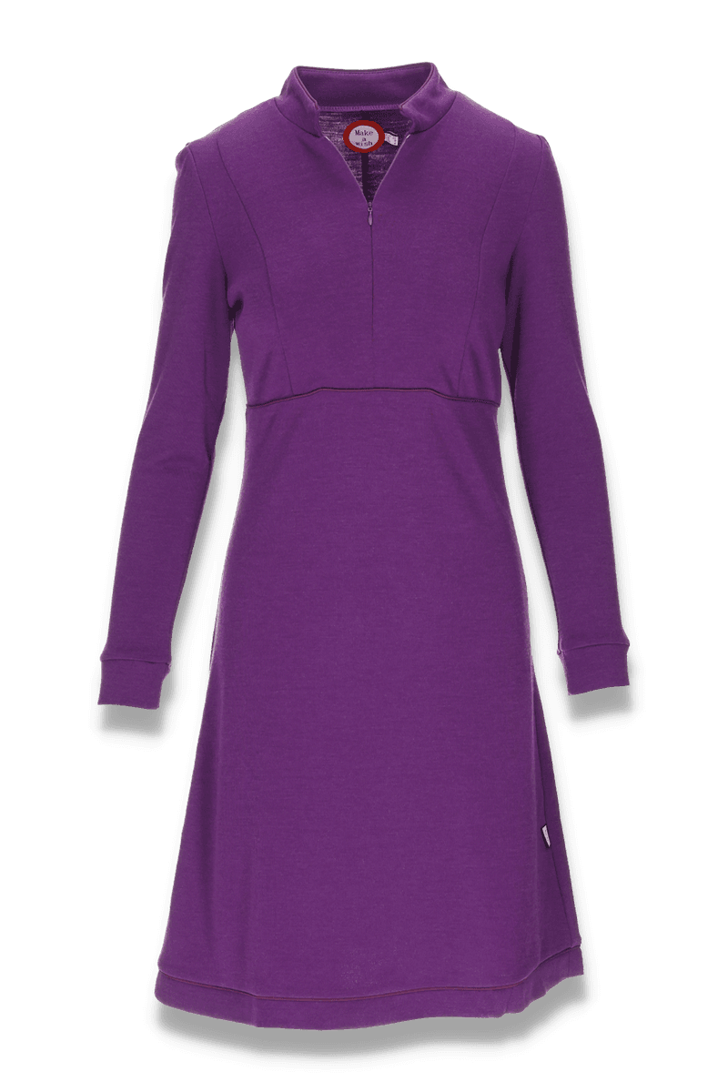 Viola - Tale elegancka wełniana sukienka